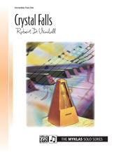 CRYSTAL FALLS piano sheet music cover